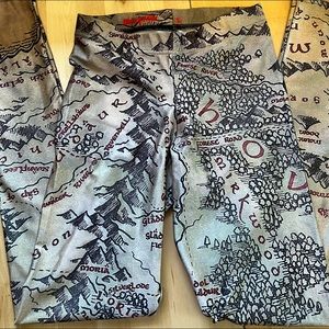 Blackmilk LOTR Hobbit Map Leggings S